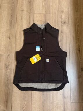 Carhartt Brown Work Vest